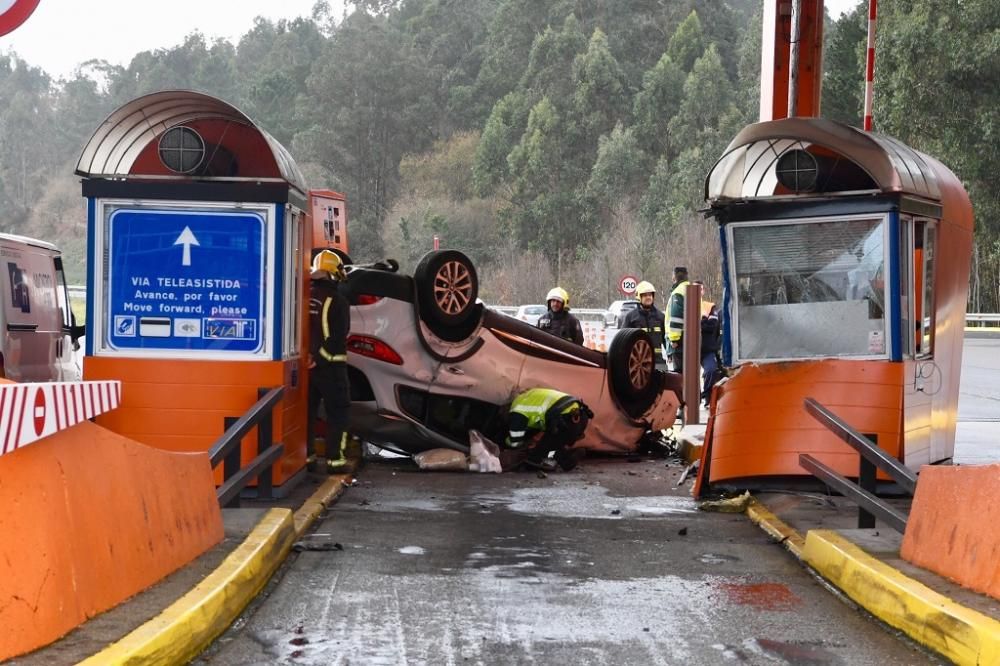 Accidente de un matrimonio de Málaga en Galicia