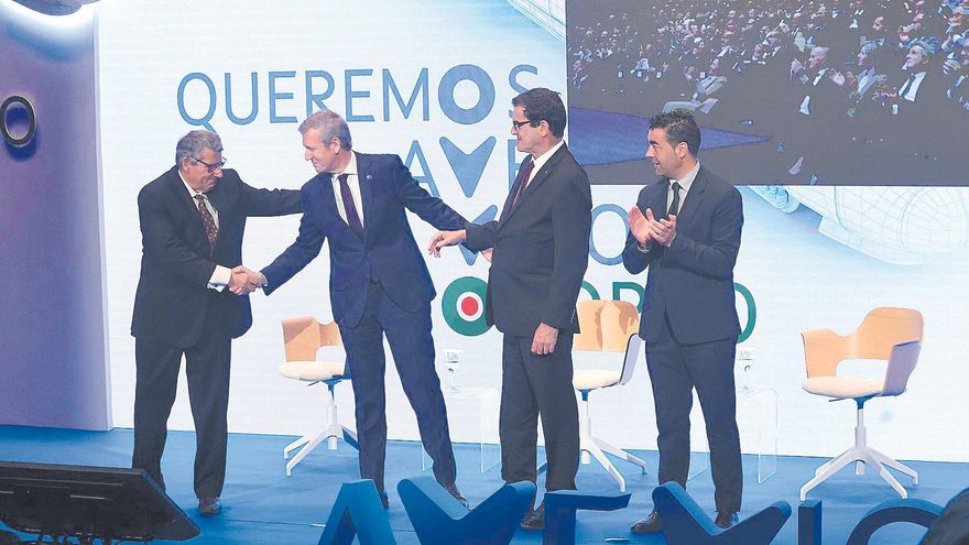 Galicia y Portugal, juntas para urgir el AVE: «La frontera no nos separa, nos comparte»