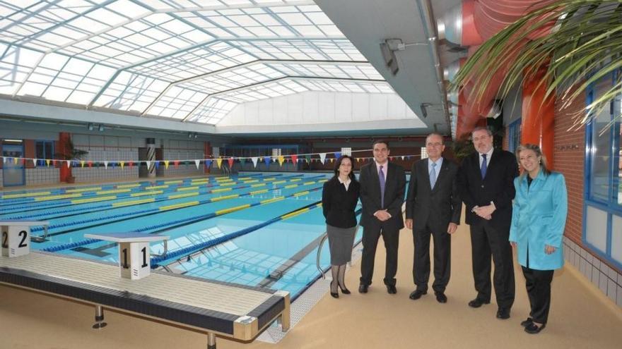 Imagen de la piscina del Puerto de la Torre el día de su inauguración.