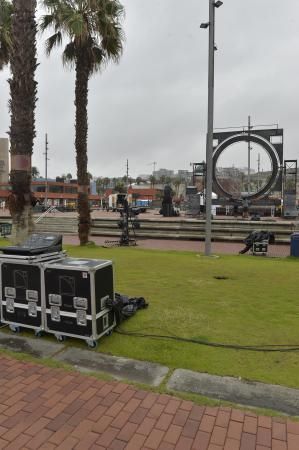 Escenarios del Temudas en la Plaza de la Música