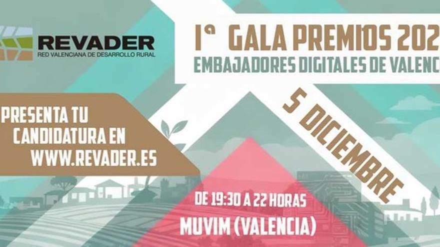 Revader busca los mejores ‘Embaixadors/es Digitals’ del medio rural de la provincia de València