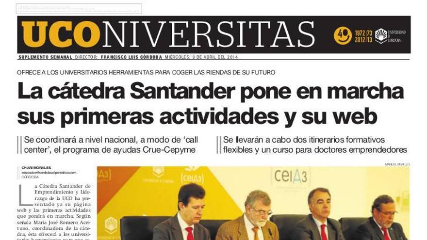 La cátedra Santander pone en marcha sus primeras actividades y su web