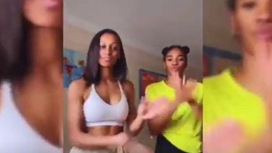 Salma Paralluelo y Ana Peleteiro arrasan en Tik Tok con el último baile de moda