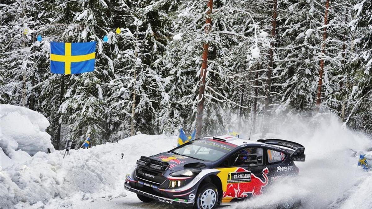 Ogier comenzó octavo en el Rally de Suecia