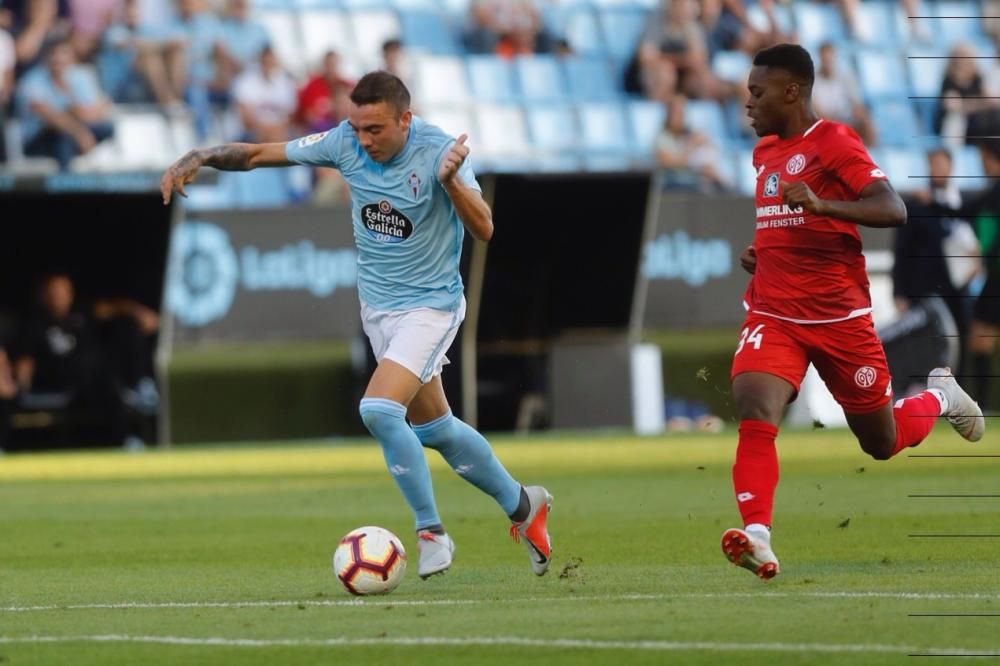 El conjunto celeste cae frente al Mainz 05 en el último amistoso antes del inicio de la Liga y cierra la pretemporada sin conocer la victoria.