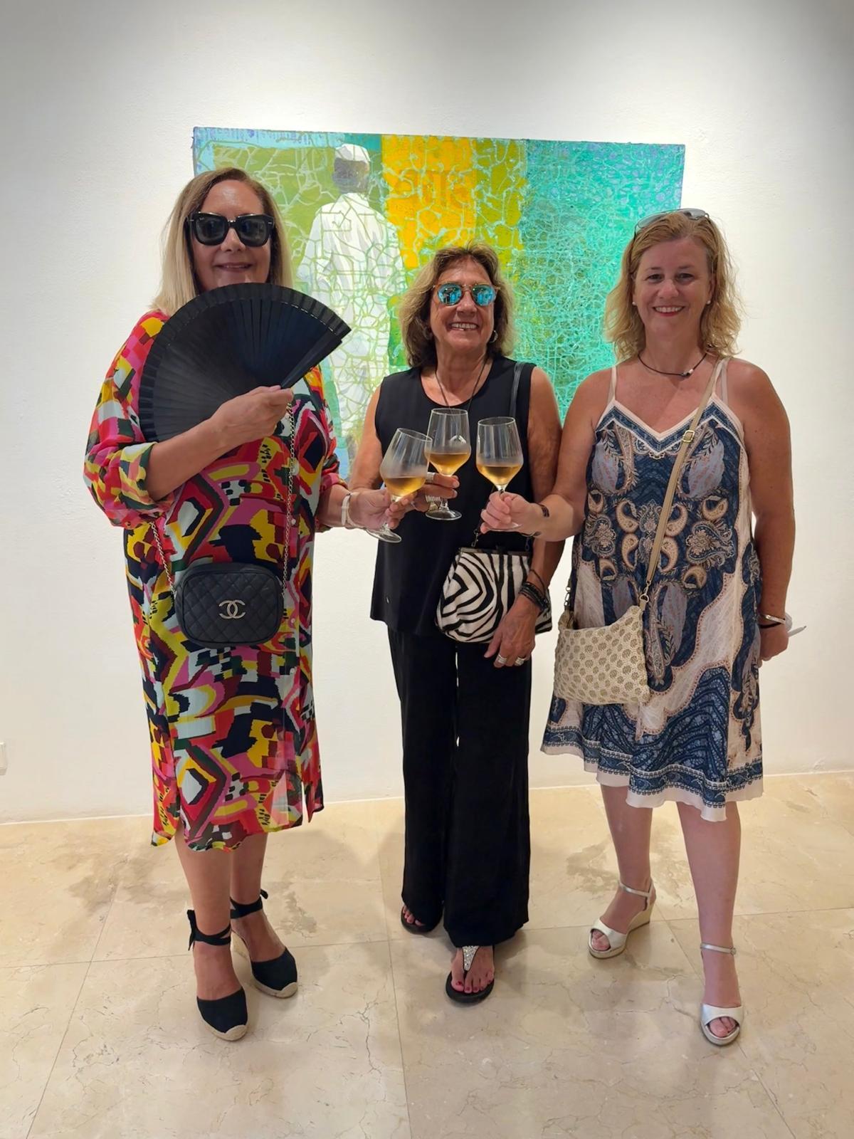 Águeda Ropero, Pilar Cerdà y Joana Cladera.