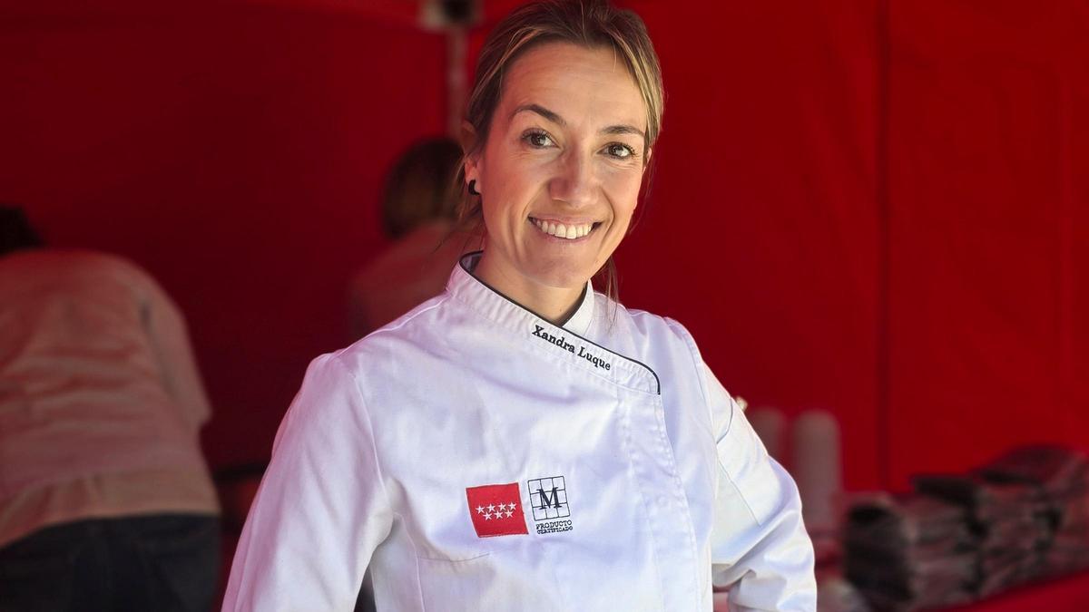 La cocinera Xandra Luque.