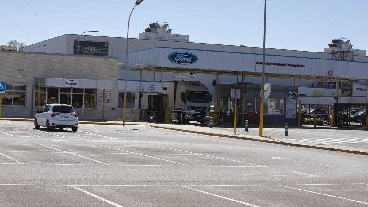 La entrada de Ford Almussafes, en una imagen de archivo.