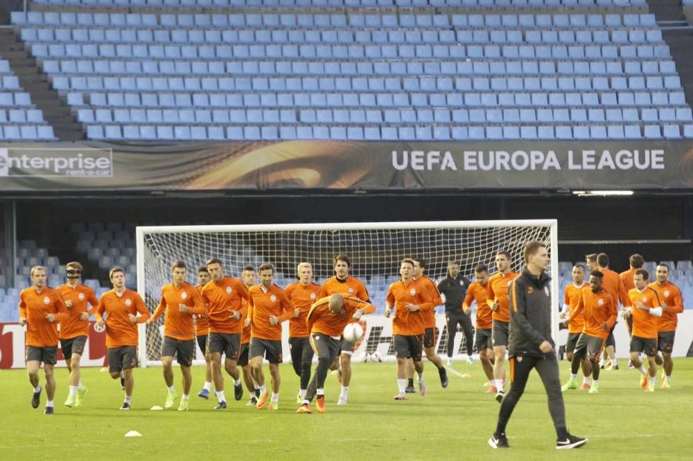 El Shakhtar Donetsk pisa Balaídos