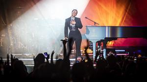 Alicia Keys, en el Palau Sant Jordi, este jueves.