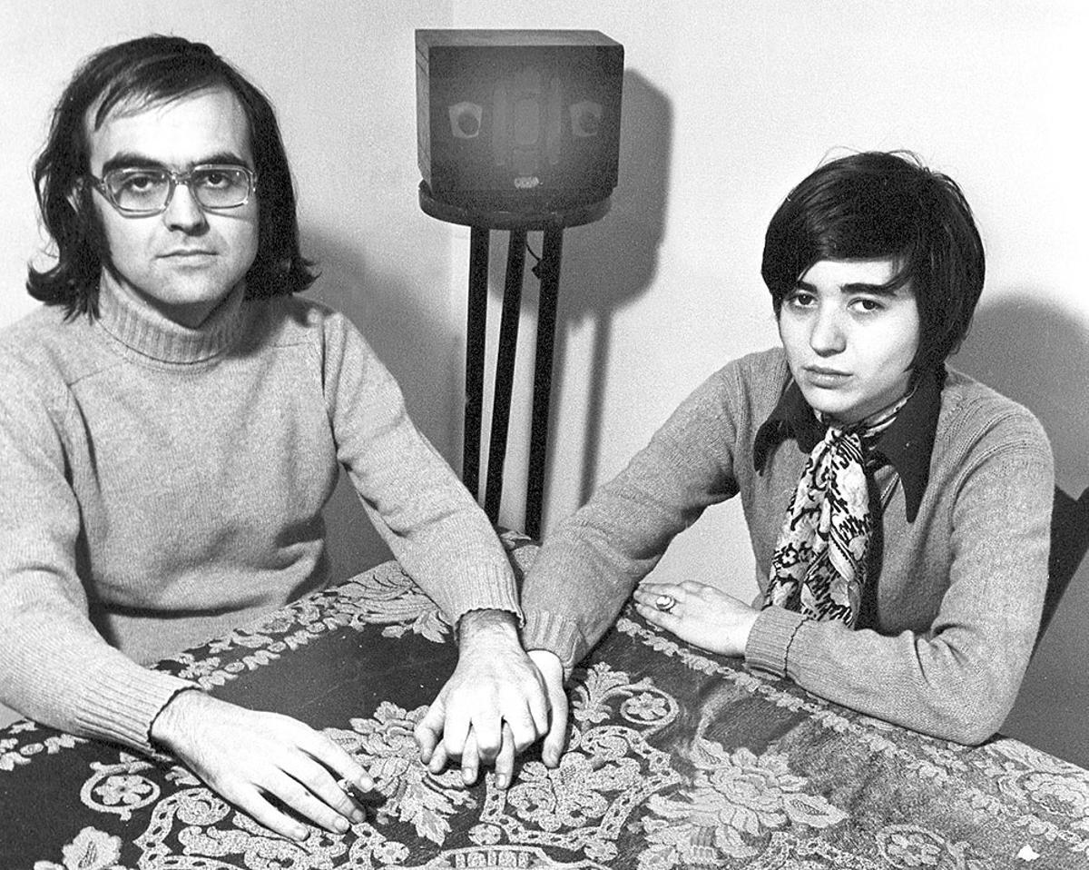 Ana y Terenci Moix, en 1971.