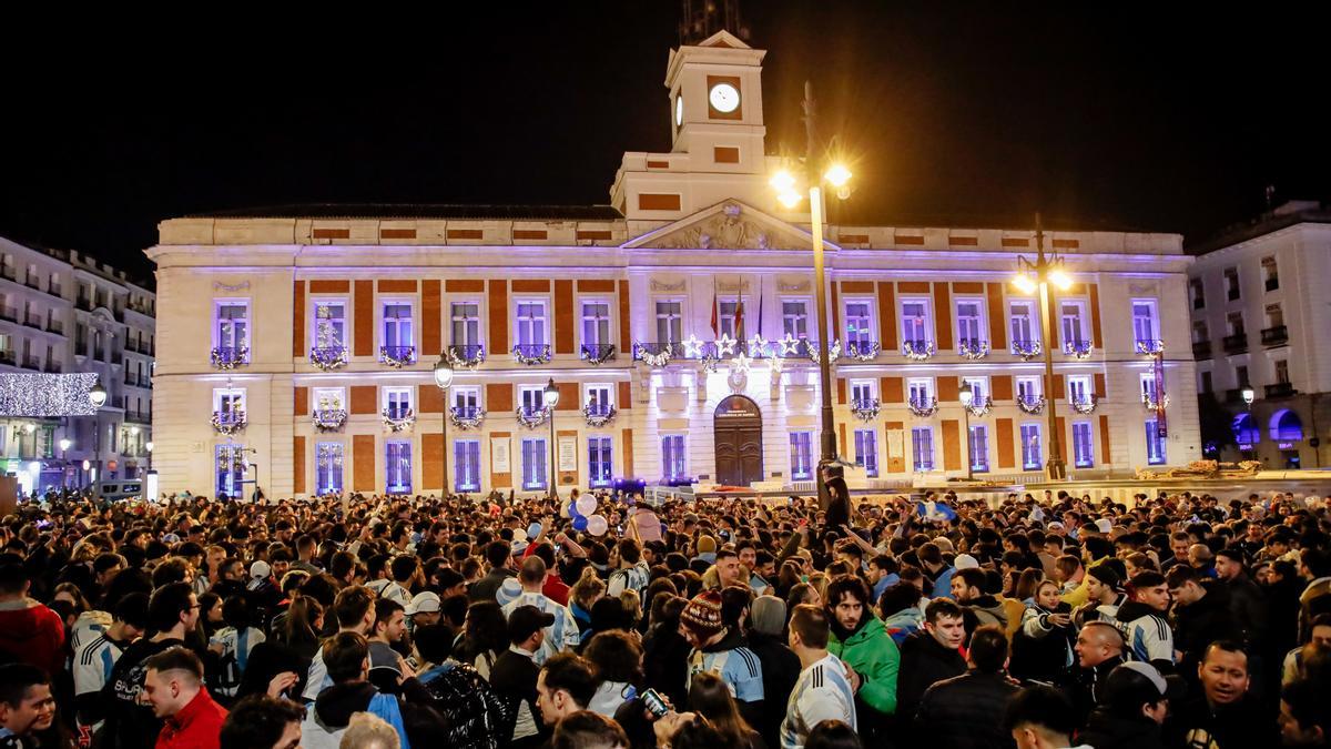 Celebraciones en Madrid.