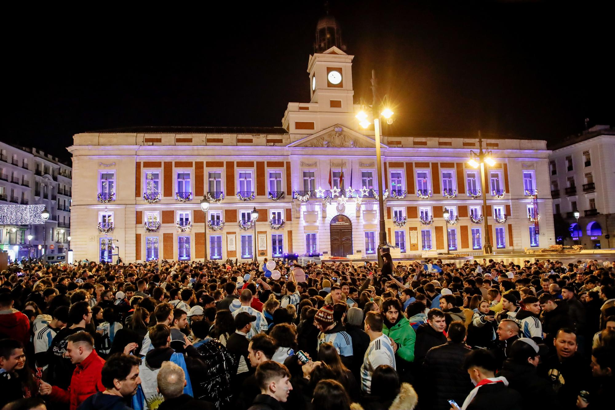 Celebraciones en Madrid.