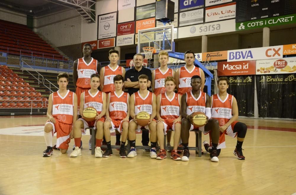 Tots els equips del planter del Bàsquet Manresa