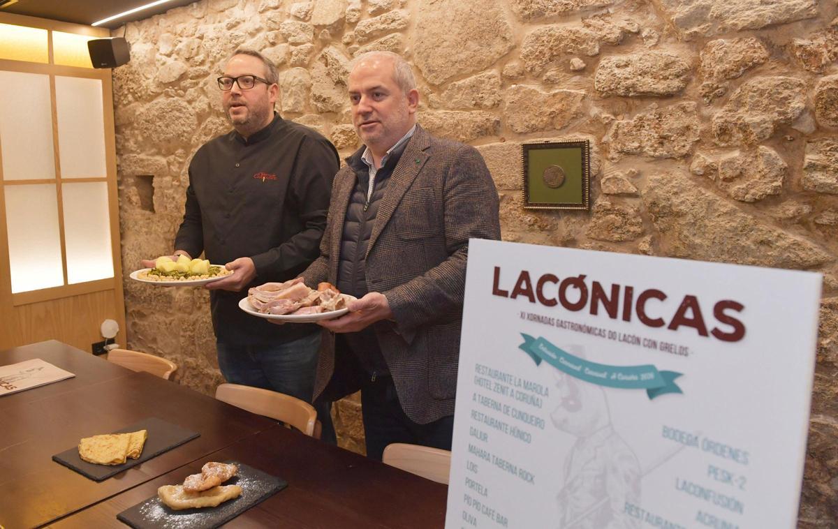 Presentación de las Jornadas Lacónicas en la Taberna de Cunqueiro.