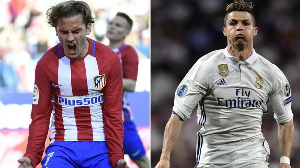 Antoine Griezmann y Cristiano Ronaldo tienen la pólvora mojada