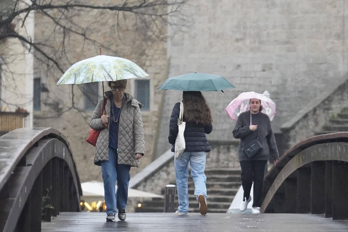 La pluja a Girona va tornar la setmana passada