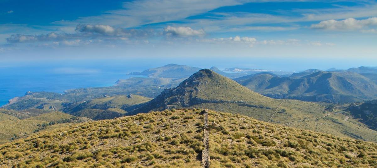 Imagen de las montañas de Artà