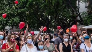 Homenatge a Yaiza a Sant Boi, el juny del 2021. | JORDI OTIX