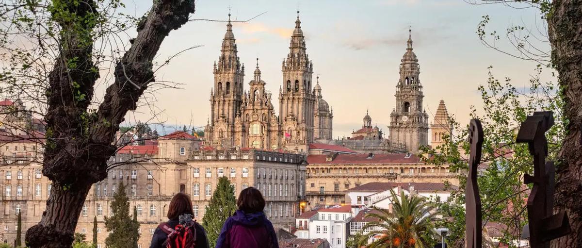 Panorámica de Santiago de Compostela (Galicia)