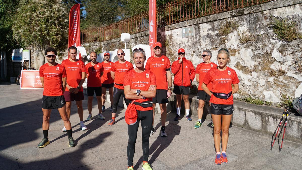 El embajador de Banco Santander Martín Fiz correrá las cinco últimas etapas del Camino, en el año del Xacobeo