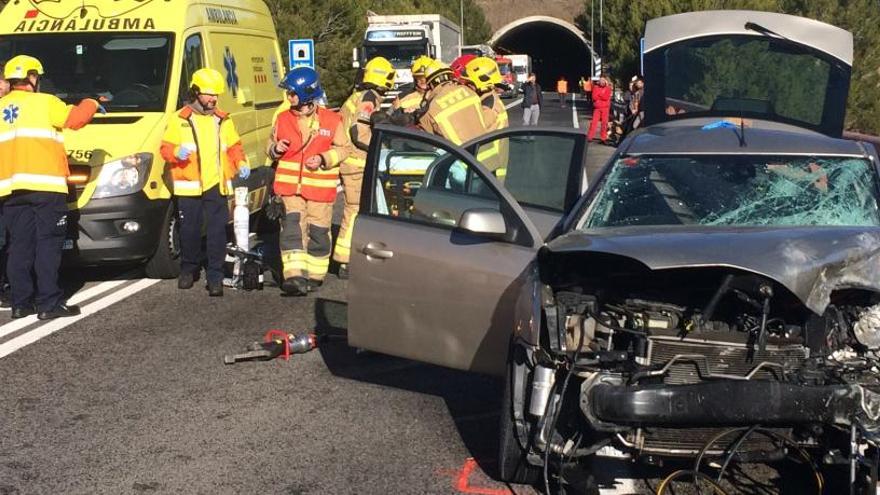 Accident de trànsit greu a Súria , a l&#039;eix del Cardener (C-55)