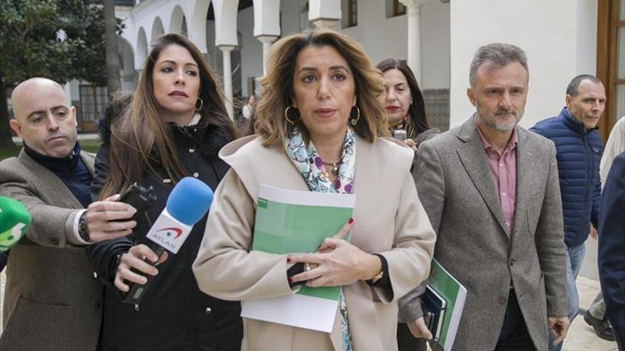 PP, Cs y Podemos exigen a Susana Díaz que asuma responsabilidades