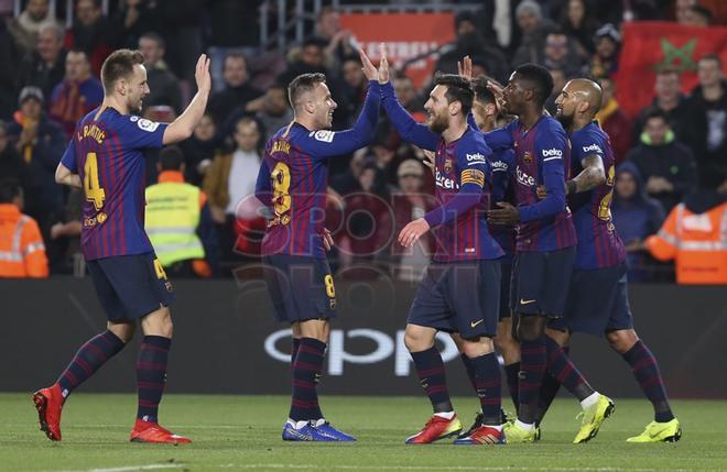 FC Barcelona, 3 - Levante UD, 0