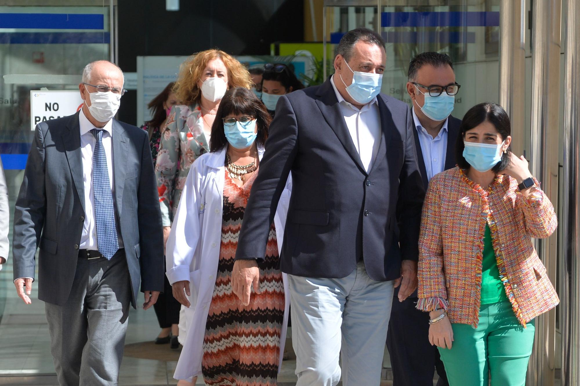 La ministra de Sanidad Carolina Darias visita el Hospital Universitario Insular de Gran Canaria