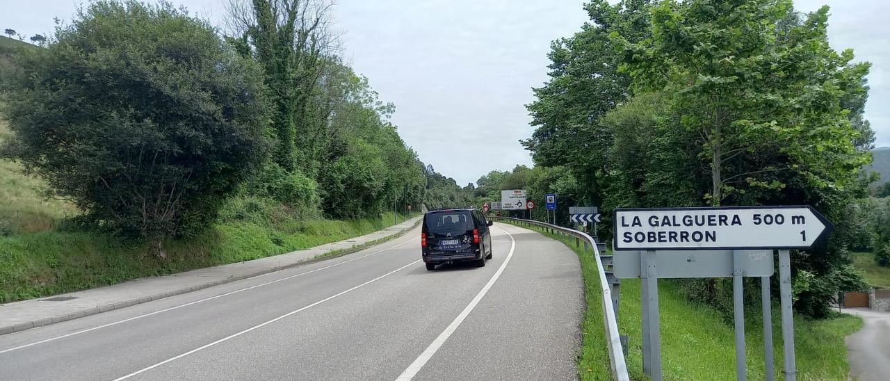 Zona en la que tuvo lugar el atropello de Llanes