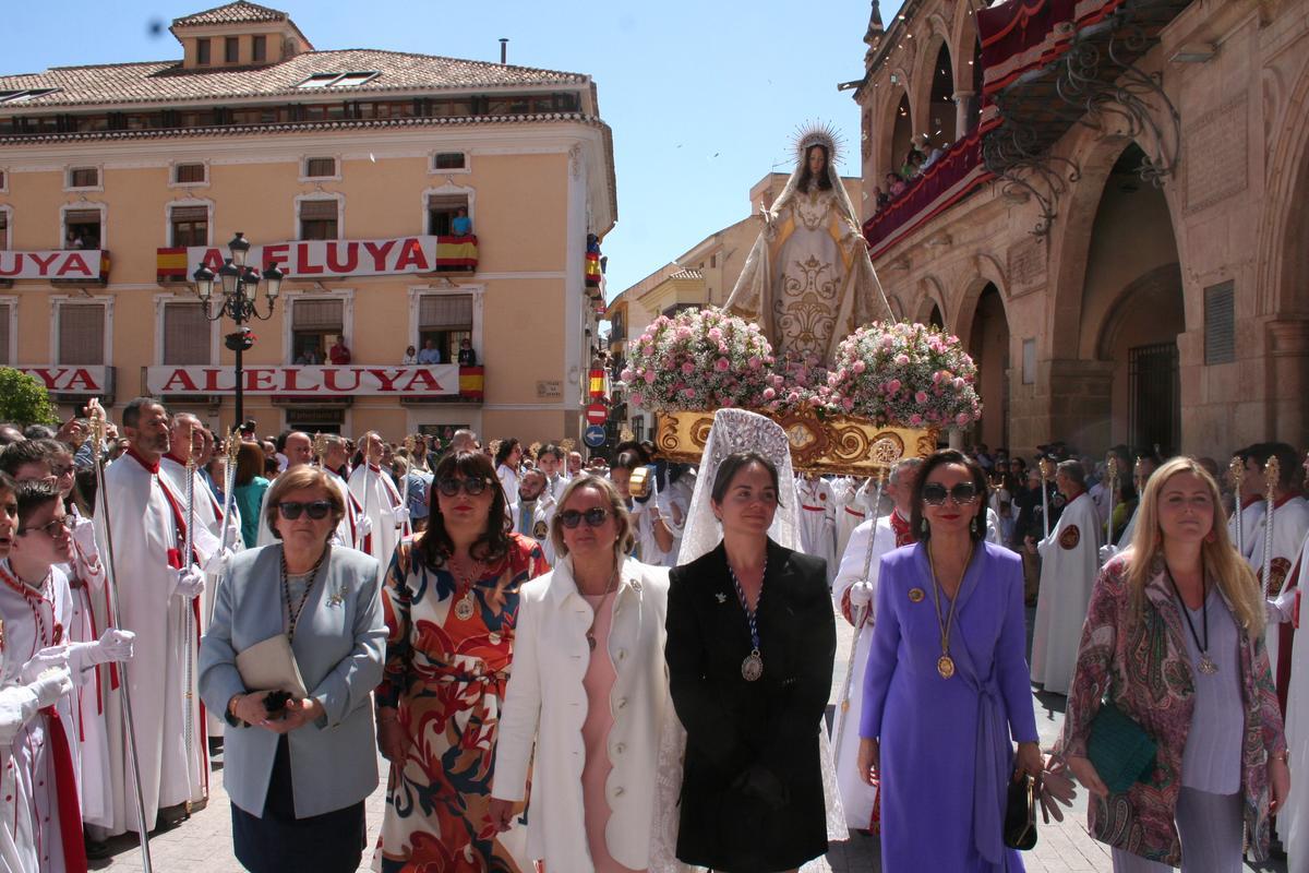 Tomasa Lorente, María del Mar Piernas, María Jesús Pérez, Irene Navarro, Tana García y Gabriela Artero.