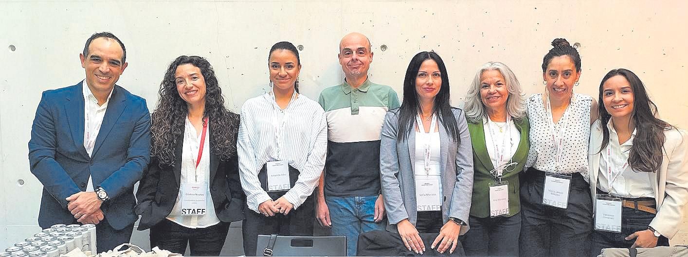 El equipo de ESERP Mallorca, durante la jornada celebrada en Es Baluard.