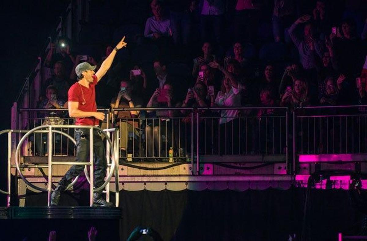 Enrique Iglesias en su concierto de Londres