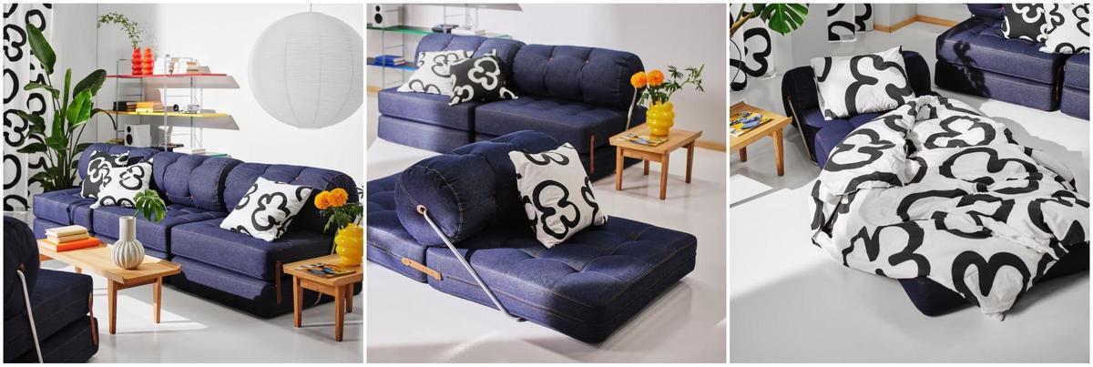 Ikea collage sillón cama