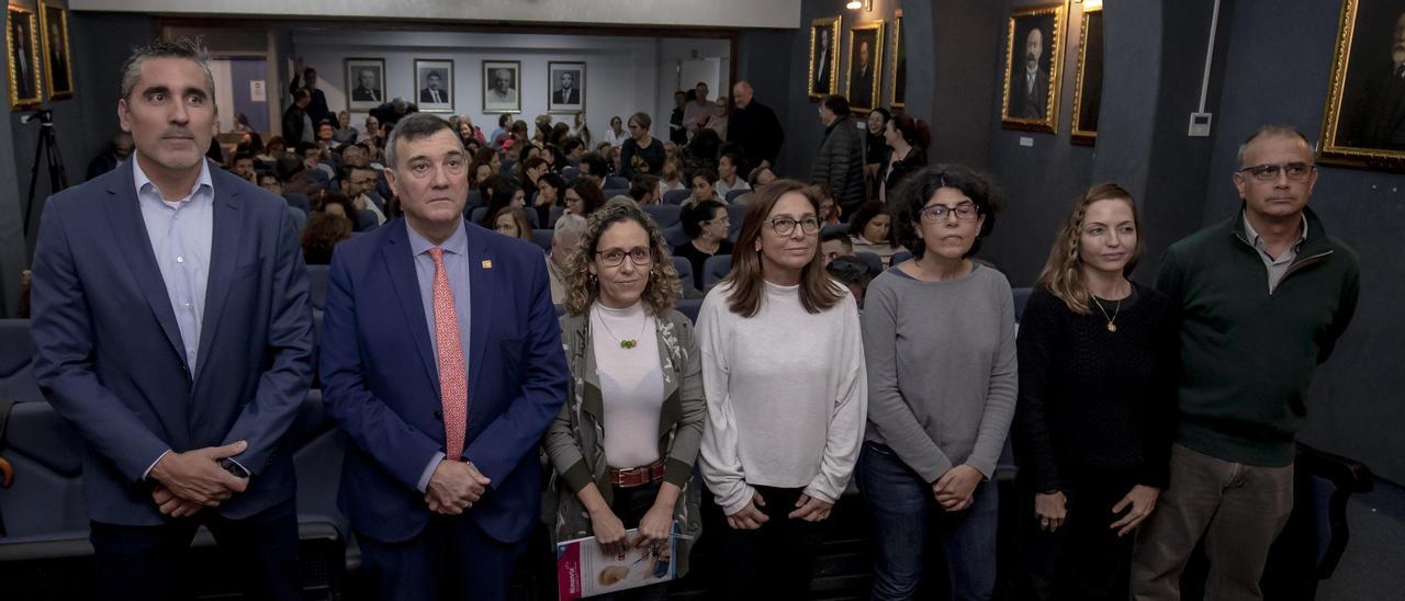 Una imagen de archivo de los representantes de las sociedades de Primaria en una reunión celebrada en el Colegio de Médicos