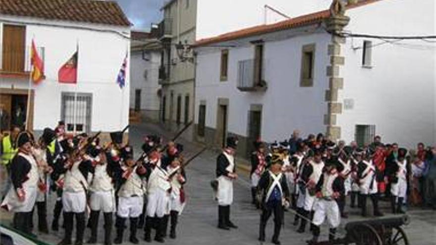 Recreación de las guerras napoleónicas en Arroyomolinos