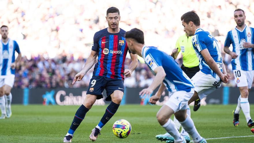 El Espanyol impugna el derbi de Barcelona por la alineación de Lewandowski