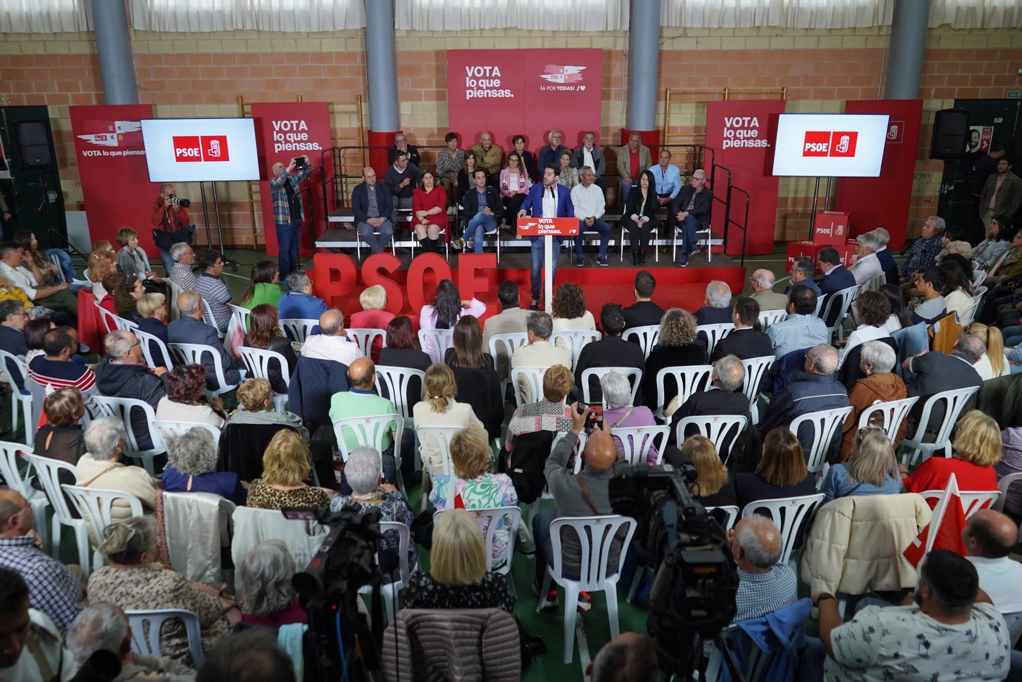 Acto del PSOE en apoyo a David Gago con la ministra María Jesús Montero