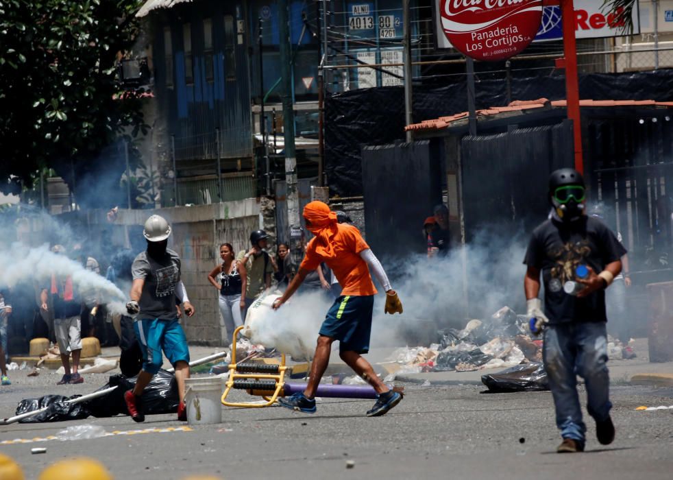 Jornada de protestas en Caracas