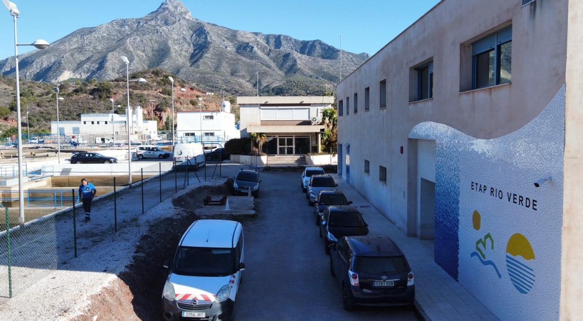 La estación potabilizadora de agua de la Costa del Sol Occidental, ubicada en Marbella