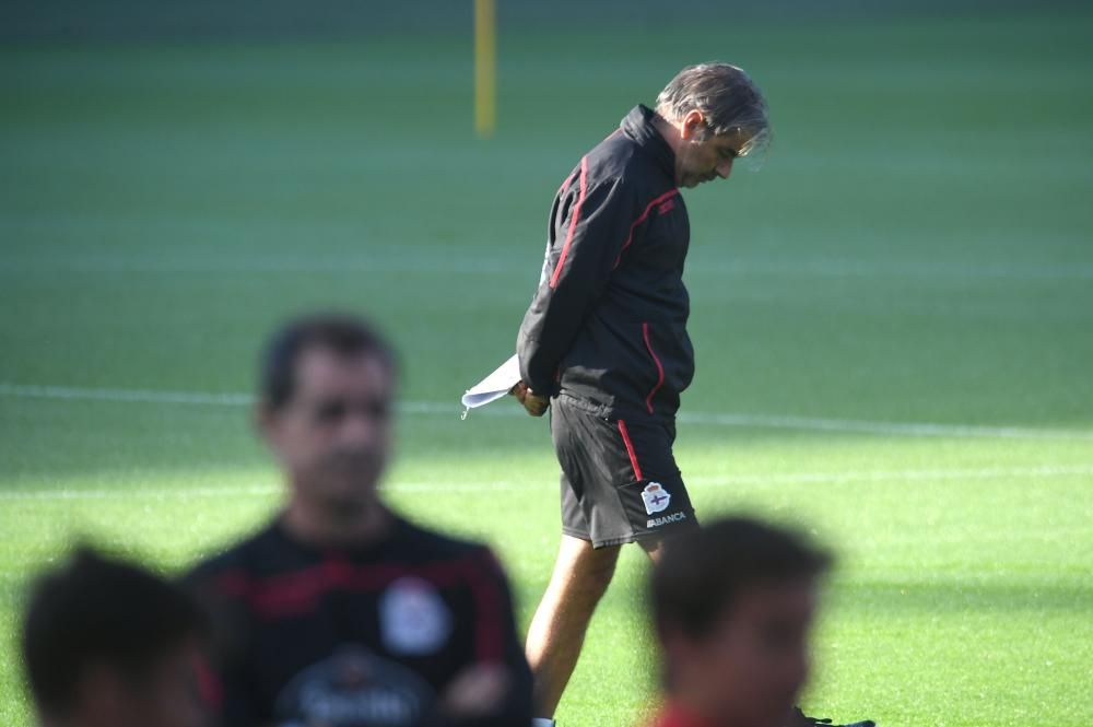 El Dépor entrena a Riazor antes de recibir al Reus