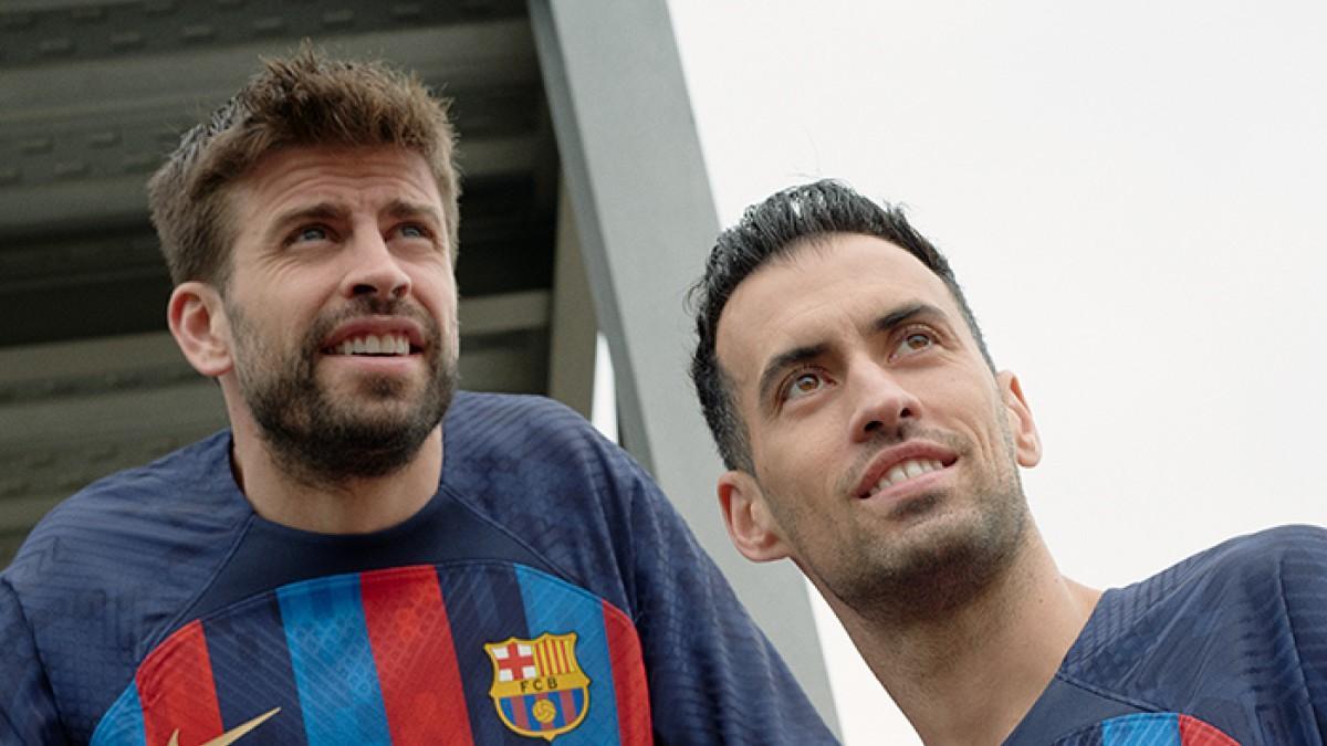 Piqué y Busquets, dos de los capitanes