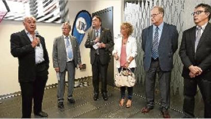 Un moment de la inauguració de les instal·lacions, que va presidir l&#039;alcalde Junyent