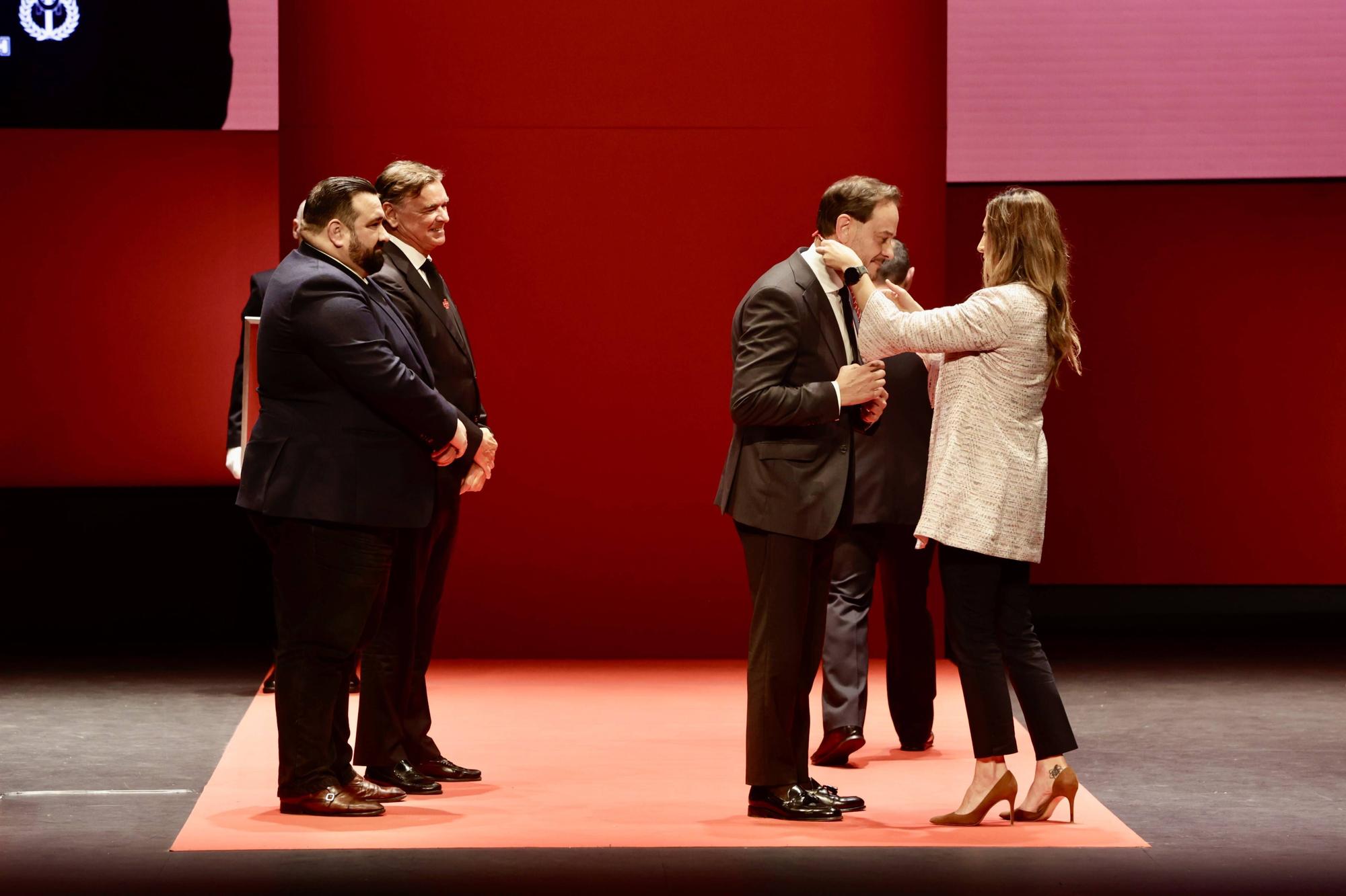 Entrega de las medallas de la ciudad de Gijón