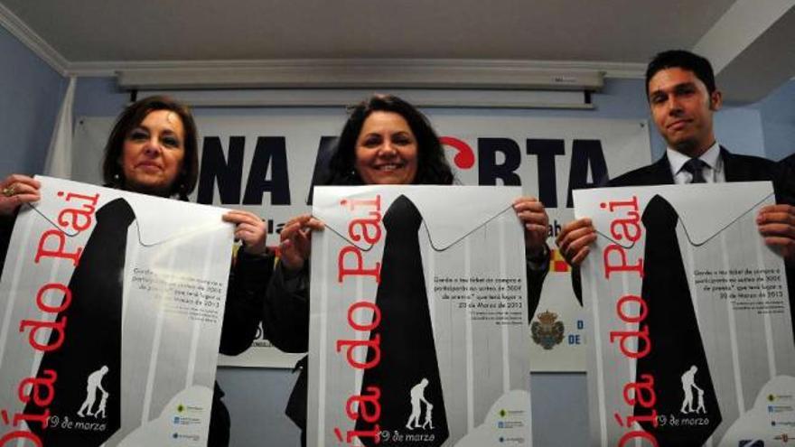Presentación de la campaña del Día do Pai de Zona Aberta. // Iñaki Abella