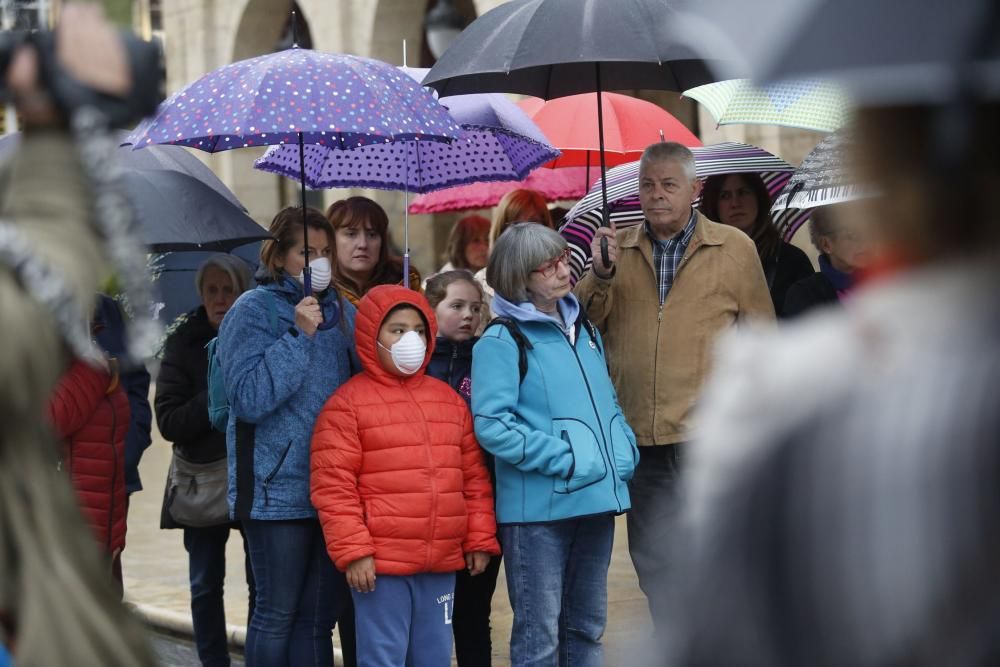 Manifestación contra la contaminación en Avilés