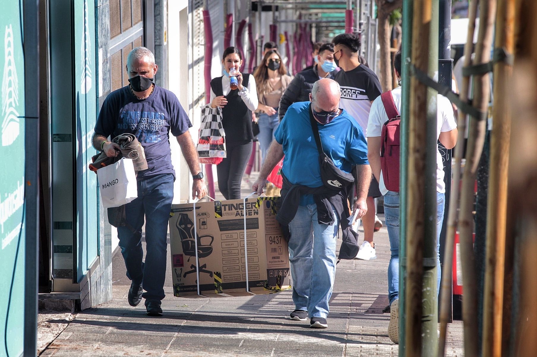 Primer día de rebajas en Santa Cruz de Tenerife