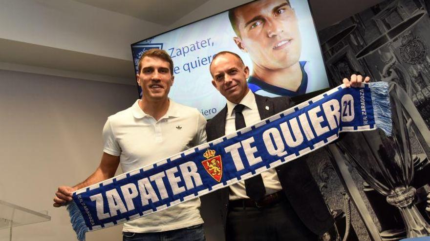 Zapater tiene claro que su objetivo es devolver al Zaragoza a Primera