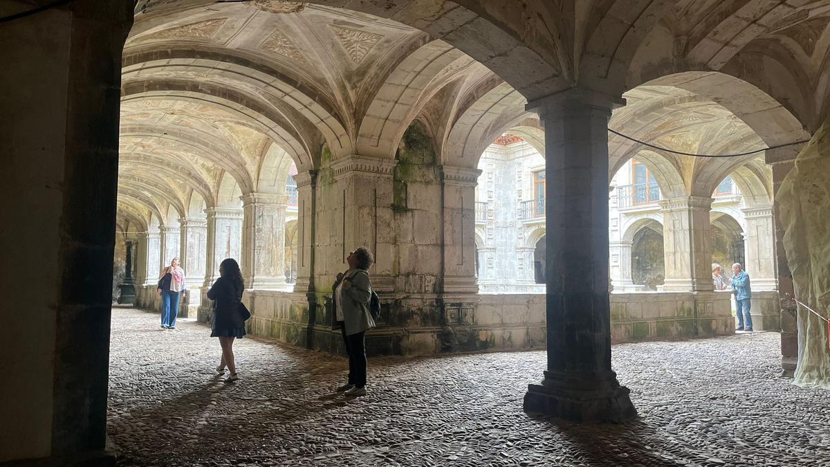 Jornada de puertas abiertas en el monasterio de San Salvador en una imagen de archivo.