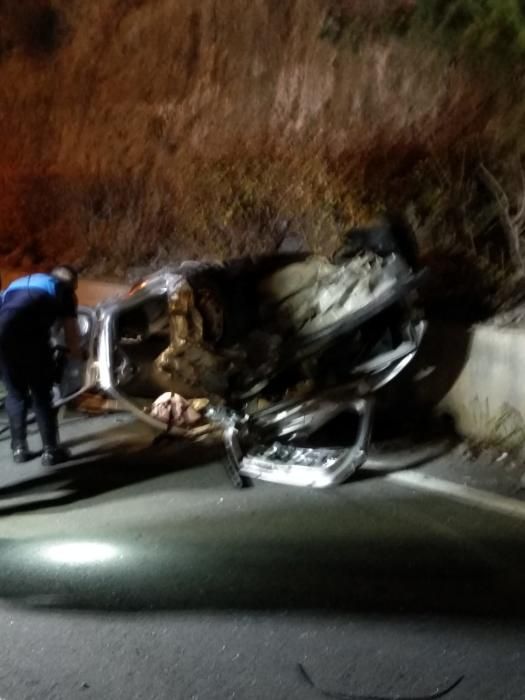 Un muerto en un accidente junto al túnel de San José